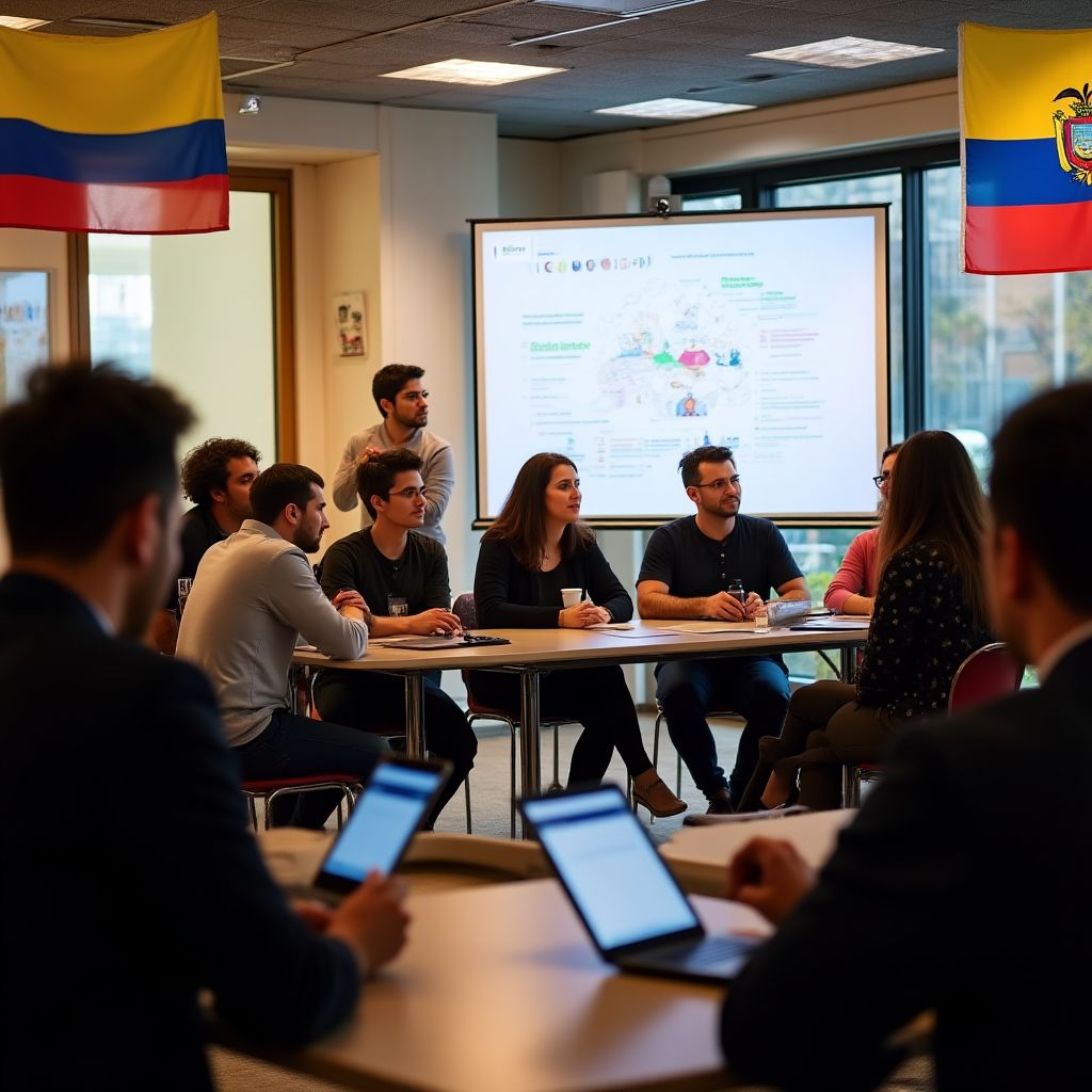 Evento de startups en Quito
